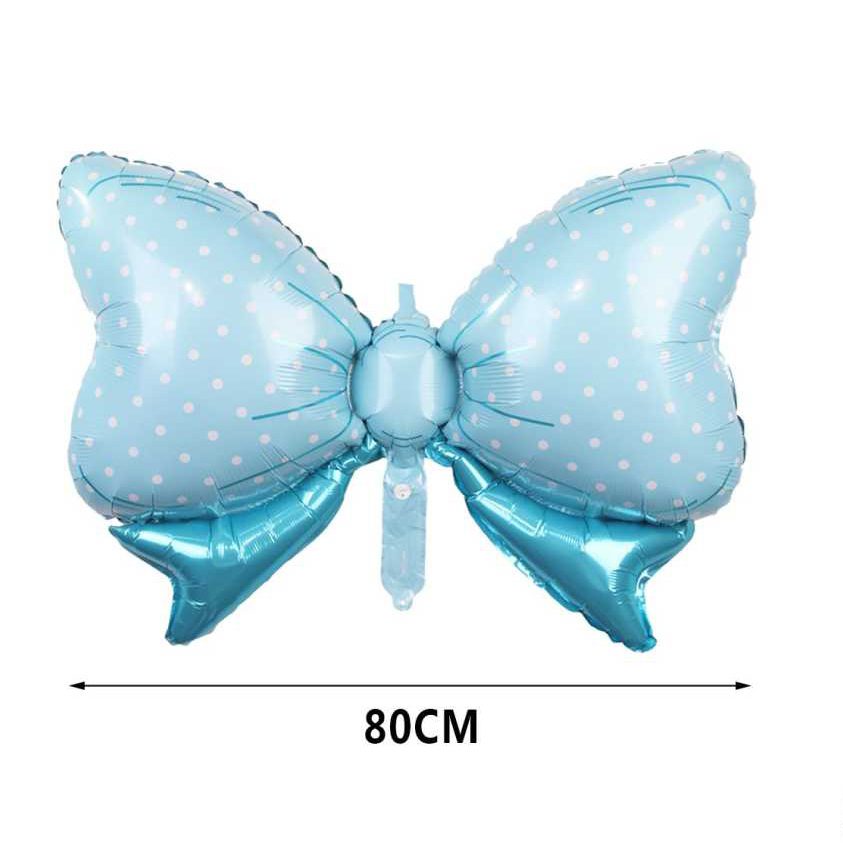 Balon din folie metalizata fundita albastra , 80cm