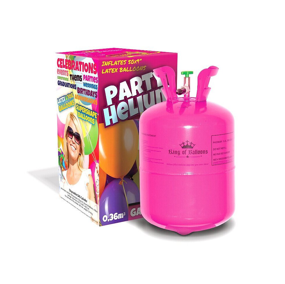 Butelie heliu pentru 50 de baloane