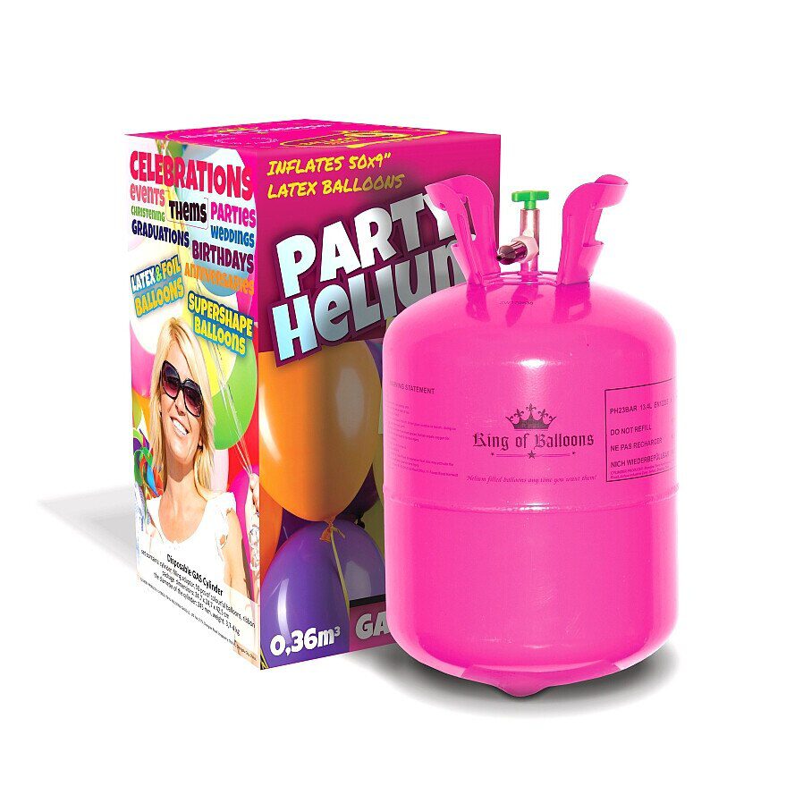 Butelie heliu pentru 80 de baloane