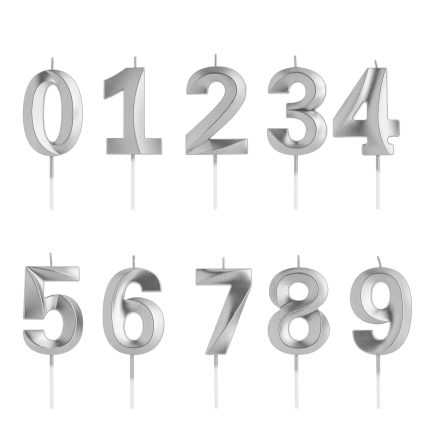Lumanare-tip-mat-argintiu-cifra-0-9