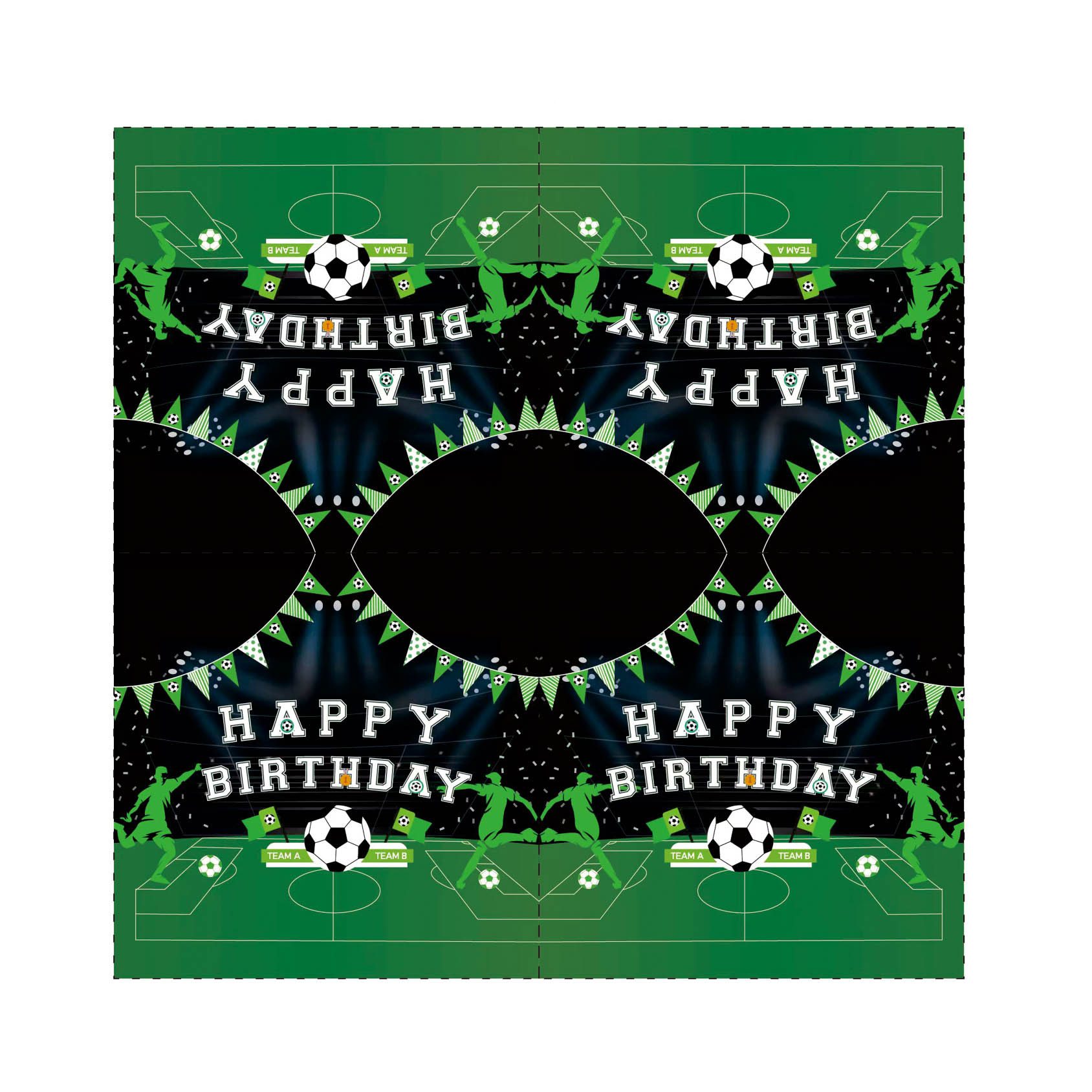 Set 20 servetele happy birthday fobal, 33x33