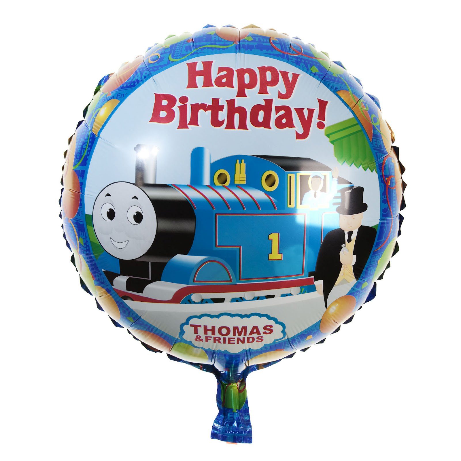 Balon folie rotund Trenul Thomas, 45 cm