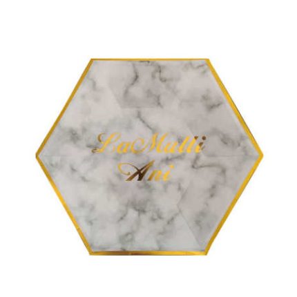 Set 8 farfurii din carton , La multi ani , 26 cm