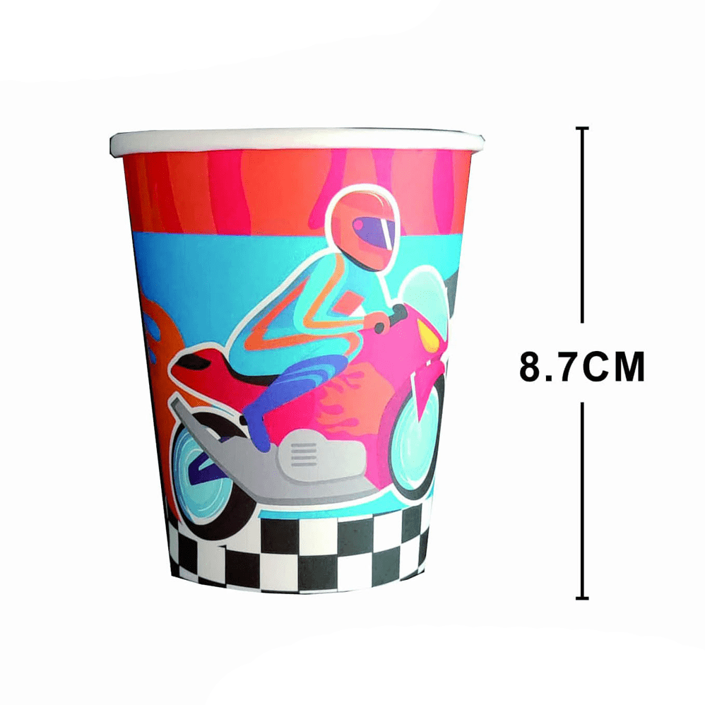 set 6 pahare tip motocicleta